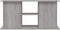 vidaXL - Aquariumstandaard - 121x41x58 - cm - bewerkt - hout - grijs - sonoma - eiken