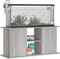 vidaXL - Aquariumstandaard - 121x41x58 - cm - bewerkt - hout - grijs - sonoma - eiken