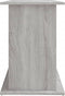 vidaXL - Aquariumstandaard - 121x41x58 - cm - bewerkt - hout - grijs - sonoma - eiken