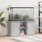vidaXL - Aquariumstandaard - 121x41x58 - cm - bewerkt - hout - betongrijs