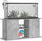 vidaXL - Aquariumstandaard - 121x41x58 - cm - bewerkt - hout - betongrijs