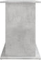 vidaXL - Aquariumstandaard - 121x41x58 - cm - bewerkt - hout - betongrijs