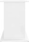 vidaXL - Aquariumstandaard - 121x41x58 - cm - bewerkt - hout - hoogglans - wit