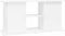 vidaXL - Aquariumstandaard - 121x41x58 - cm - bewerkt - hout - hoogglans - wit