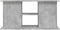 vidaXL - Aquariumstandaard - 121x41x58 - cm - bewerkt - hout - betongrijs