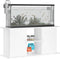 vidaXL - Aquariumstandaard - 121x41x58 - cm - bewerkt - hout - wit
