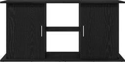 vidaXL - Aquariumstandaard - 121x41x58 - cm - spaanplaat - zwart - eikenkleurig