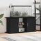 vidaXL - Aquariumstandaard - 121x41x58 - cm - spaanplaat - zwart - eikenkleurig