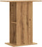 vidaXL - Aquariumstandaard - 36x60,5x72,5 - cm - bewerkt - hout - artisanaal - eiken
