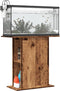 vidaXL - Aquariumstandaard - 36x75x72,5 - cm - bewerkt - hout - oud - houtkleurig