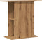 vidaXL - Aquariumstandaard - 36x75x72,5 - cm - bewerkt - hout - artisanaal - eiken