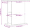 vidaXL - Aquariumstandaard - 36x75x72,5 - cm - bewerkt - hout - artisanaal - eiken