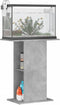 vidaXL - Aquariumstandaard - 60,5x36x72,5 - cm - bewerkt - hout - betongrijs