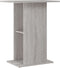 vidaXL - Aquariumstandaard - 60,5x36x72,5 - cm - bewerkt - hout - grijs - sonoma