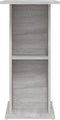 vidaXL - Aquariumstandaard - 60,5x36x72,5 - cm - bewerkt - hout - grijs - sonoma