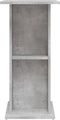 vidaXL - Aquariumstandaard - 60,5x36x72,5 - cm - bewerkt - hout - betongrijs