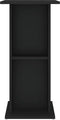 vidaXL - Aquariumstandaard - 60,5x36x72,5 - cm - bewerkt - hout - zwart