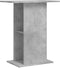 vidaXL - Aquariumstandaard - 60,5x36x72,5 - cm - bewerkt - hout - betongrijs