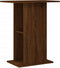 vidaXL - Aquariumstandaard - 60,5x36x72,5 - cm - bewerkt - hout - bruin - eikenkleur
