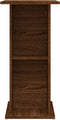 vidaXL - Aquariumstandaard - 60,5x36x72,5 - cm - bewerkt - hout - bruin - eikenkleur