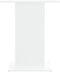 vidaXL - Aquariumstandaard - 60,5x36x72,5 - cm - bewerkt - hout - wit