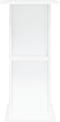 vidaXL - Aquariumstandaard - 60,5x36x72,5 - cm - bewerkt - hout - wit