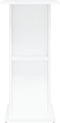 vidaXL - Aquariumstandaard - 60,5x36x72,5 - cm - bewerkt - hout - wit