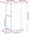 vidaXL - Aquariumstandaard - 60,5x36x72,5 - cm - spaanplaat - zwart - eikenkleurig