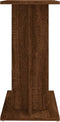 vidaXL - Aquariumstandaard - 60x30x60 - cm - bewerkt - hout - bruin - eikenkleur