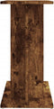 vidaXL - Aquariumstandaard - 60x30x60 - cm - bewerkt - hout - gerookt - eikenkleurig