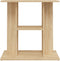 vidaXL - Aquariumstandaard - 60x30x60 - cm - bewerkt - hout - sonoma - eikenkleurig