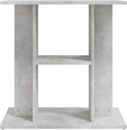 vidaXL - Aquariumstandaard - 60x30x60 - cm - bewerkt - hout - betongrijs