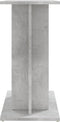 vidaXL - Aquariumstandaard - 60x30x60 - cm - bewerkt - hout - betongrijs