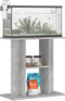 vidaXL - Aquariumstandaard - 60x30x60 - cm - bewerkt - hout - betongrijs