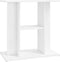 vidaXL - Aquariumstandaard - 60x30x60 - cm - bewerkt - hout - hoogglans - wit