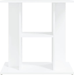 vidaXL - Aquariumstandaard - 60x30x60 - cm - bewerkt - hout - wit