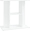 vidaXL - Aquariumstandaard - 60x30x60 - cm - bewerkt - hout - wit