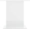 vidaXL - Aquariumstandaard - 75x36x72,5 - cm - bewerkt - hout - hoogglans - wit