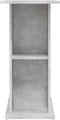 vidaXL - Aquariumstandaard - 75x36x72,5 - cm - bewerkt - hout - betongrijs