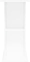vidaXL - Aquariumstandaard - 75x36x72,5 - cm - bewerkt - hout - wit