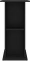 vidaXL - Aquariumstandaard - 75x36x72,5 - cm - bewerkt - hout - zwart