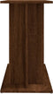 vidaXL - Aquariumstandaard - 80x35x60 - cm - bewerkt - hout - bruin - eikenkleur