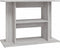 vidaXL - Aquariumstandaard - 80x35x60 - cm - bewerkt - hout - grijs - sonoma
