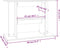 vidaXL - Aquariumstandaard - 80x35x60 - cm - bewerkt - hout - grijs - sonoma