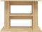 vidaXL - Aquariumstandaard - 80x35x60 - cm - bewerkt - hout - sonoma - eikenkleurig