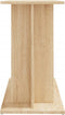 vidaXL - Aquariumstandaard - 80x35x60 - cm - bewerkt - hout - sonoma - eikenkleurig
