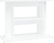 vidaXL - Aquariumstandaard - 80x35x60 - cm - bewerkt - hout - wit