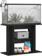 vidaXL - Aquariumstandaard - 80x35x60 - cm - bewerkt - hout - zwart