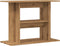 vidaXL - Aquariumstandaard - 80x35x60cm - bewerkt - hout - artisanaal - eikenkleur