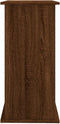 vidaXL - Aquariumstandaard - 81x36x73 - cm - bewerkt - hout - bruin - eikenkleur